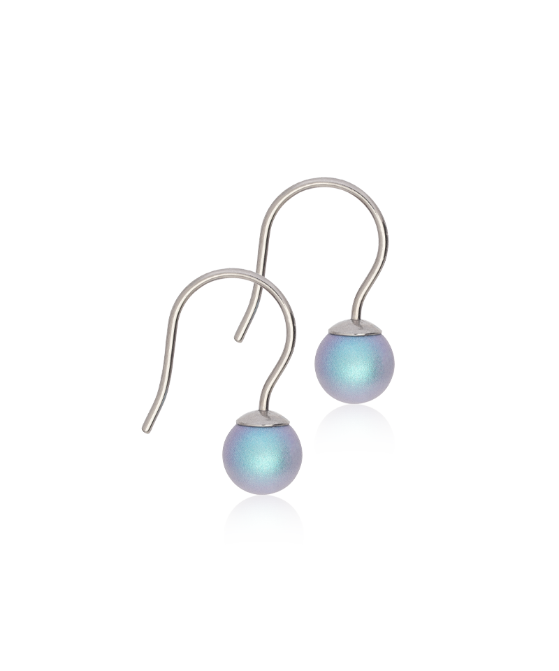 NT MINI PENDANT PEARL 6 MM, RAINBOW SHIMMER
