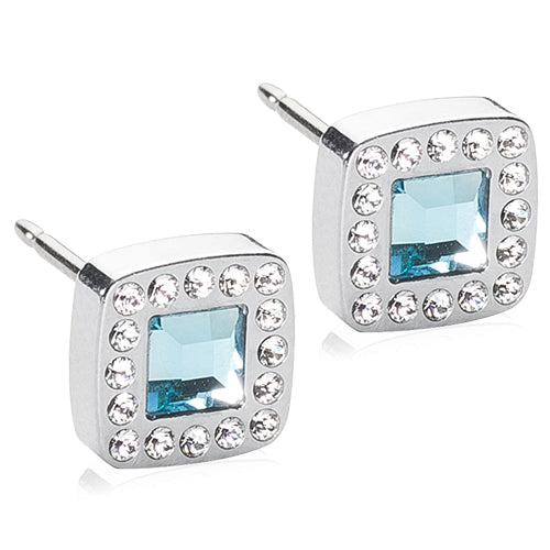 BLOMDAHL ØRESTIK KRYSTAL 8MM