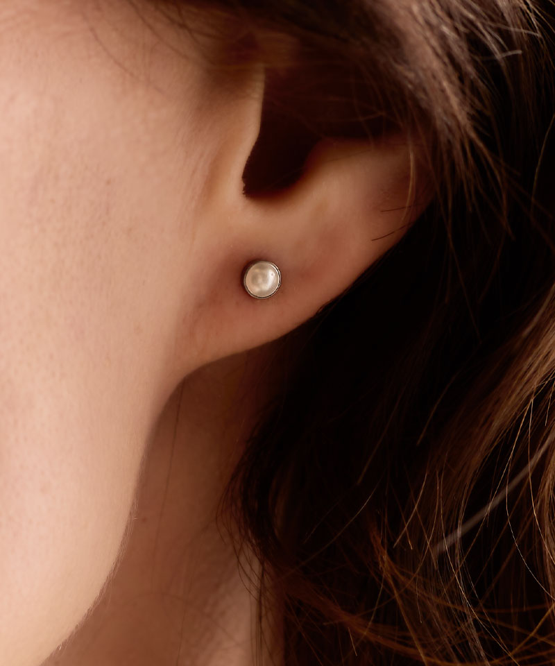 ST BEZEL PEARL 5 MM, WHITE