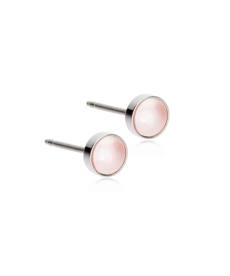 ST BEZEL PEARL 5 MM, LIGHT ROSE