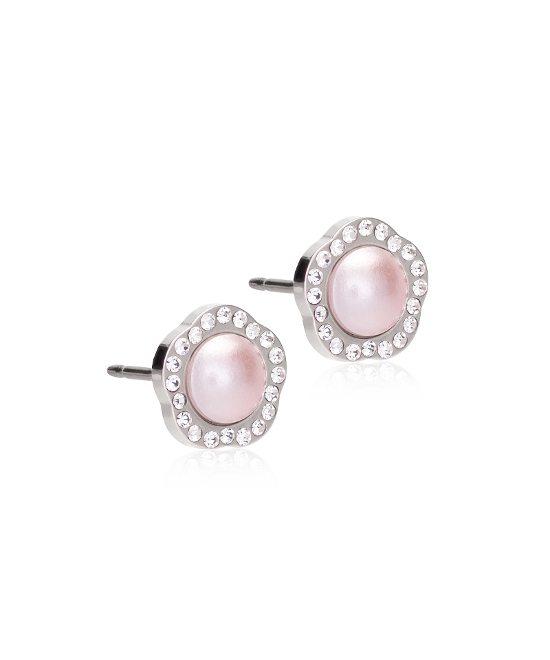 ST BRILLIANCE FANCY PEARL 8 MM, CRYSTAL/LIGHT ROSE