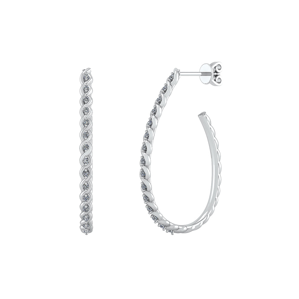 Smykkekæden Sterling Sølv Øreringe ORSB006S