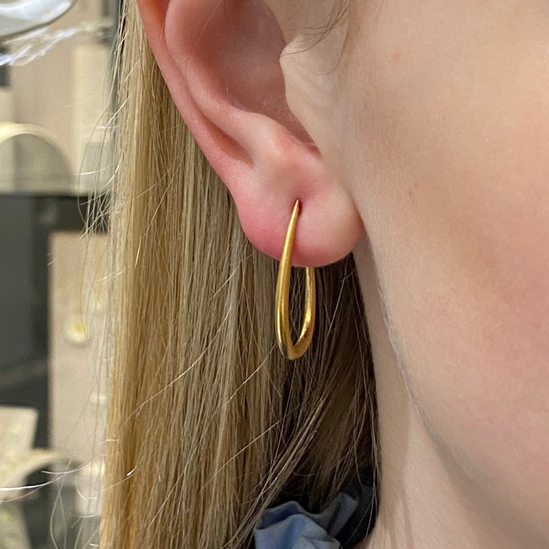 Smykkekæden Forgyldt Sølv Ørestikker ORSB016MFG