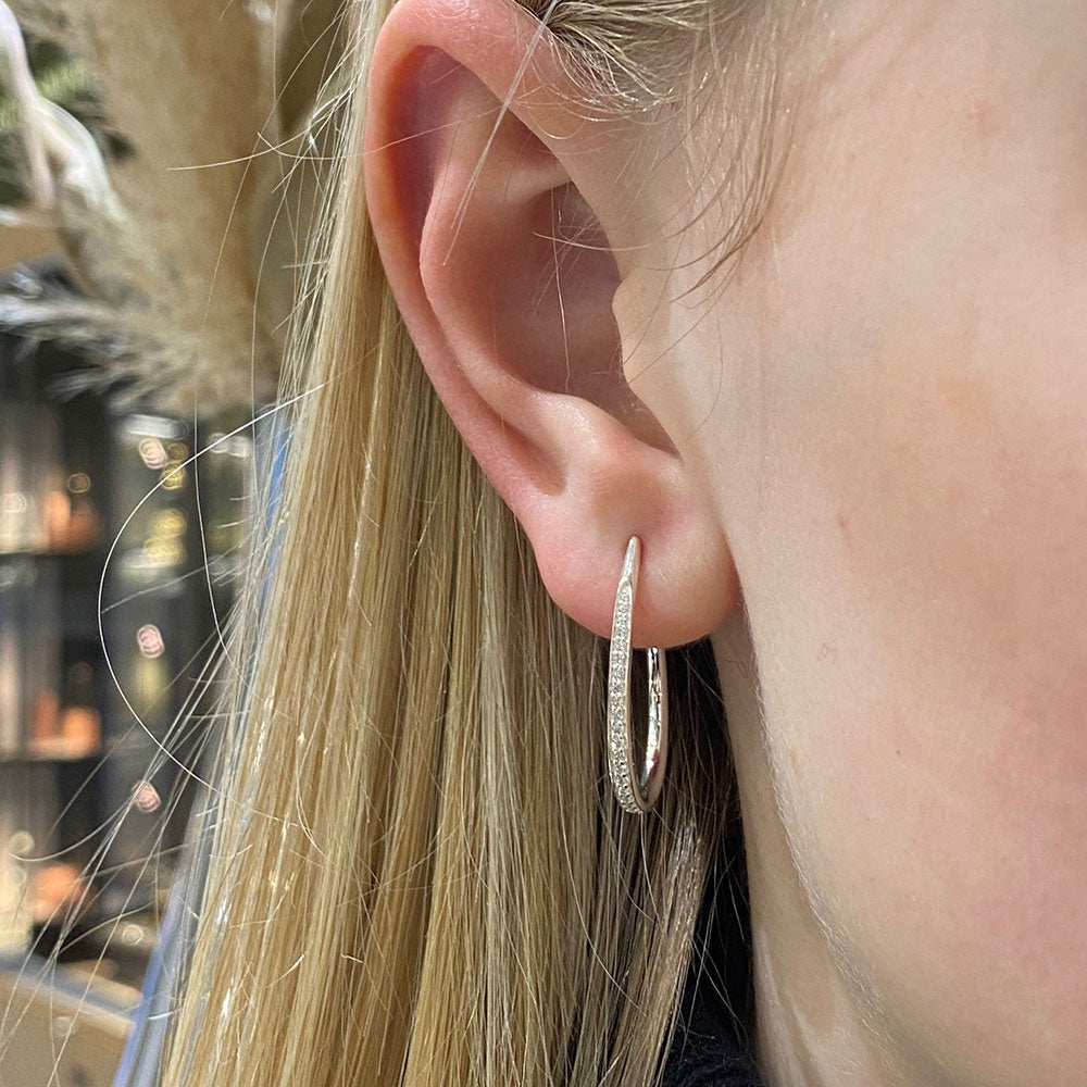 Smykkekæden Øreringe i Sterling Sølv ORSB020S