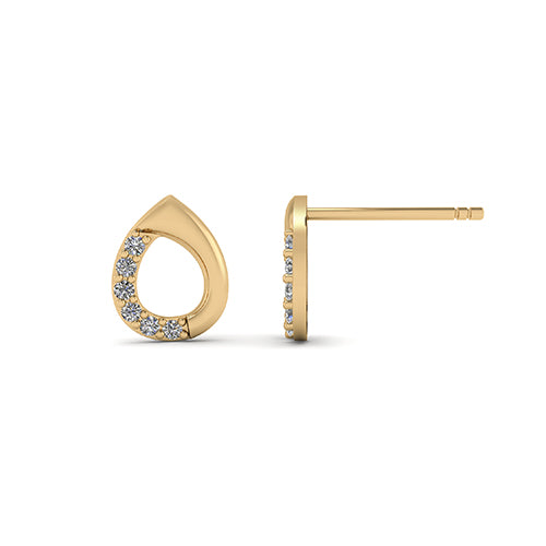 Smykkekæden 8 Karat Guld Ørestikker ORSB037YG8