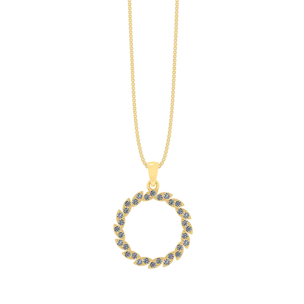 Smykkekæden Forgyldt Sølv Halskæde ORSM001FG