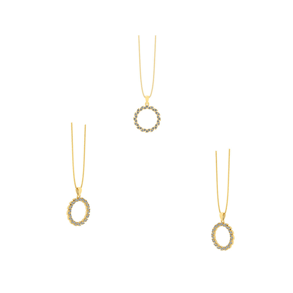 Smykkekæden Forgyldt Sølv Halskæde ORSM001FG