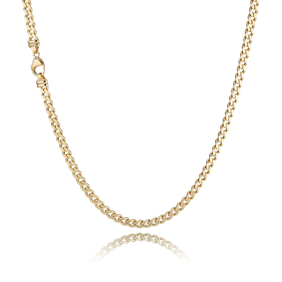 BNH Panser Facet Halskæde i 8 Karat Guld P8135H 1,35 mm