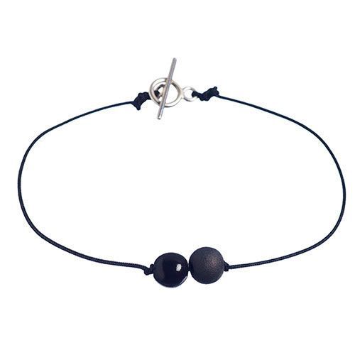 Scherning, Nor Armbånd, Sort/Sort PE-5514-MATT