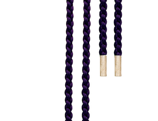 O.L. SILKE SNOR LILLA/18KT