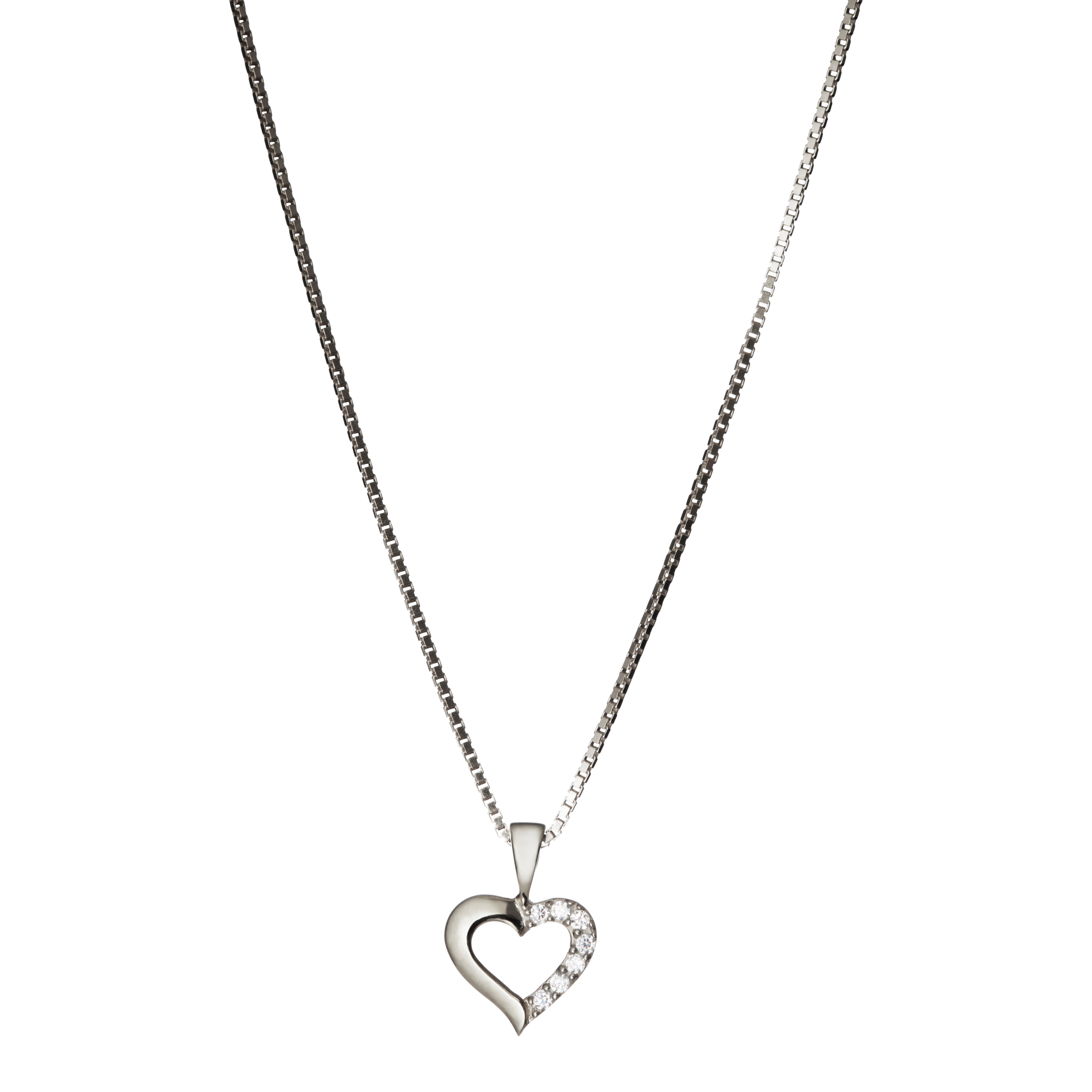 HENRIK ØRSNES DESIGN  i 14 Karat Hvidguld VEDHÆNG  med DIAMANT DMM047WG585