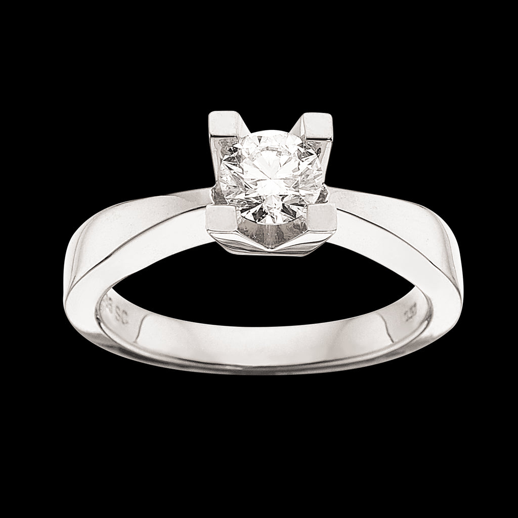 Kleopatra Ring 0,50 ct. i 14 Karat Hvidguld fra Scrouples