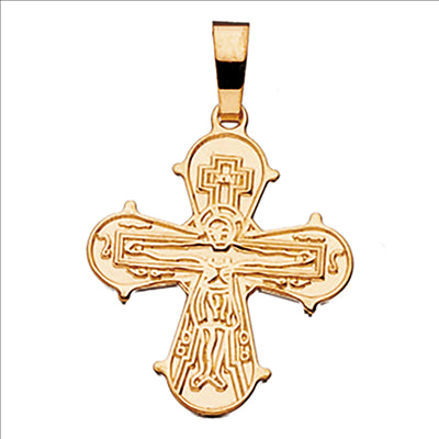 DAGMARKORS LILLE 17 X 16 MM. SØLV FG.