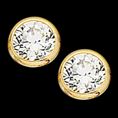 ØREPYNT SYN.ZIR. 3,5 MM. 8 KT.