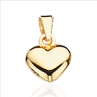 HJERTE GLAT 8 X 9 MM. 14 KT.