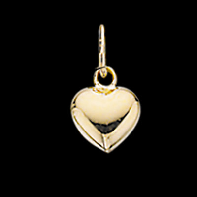 HJERTE GLAT 6 X 7 MM. 14 KT.