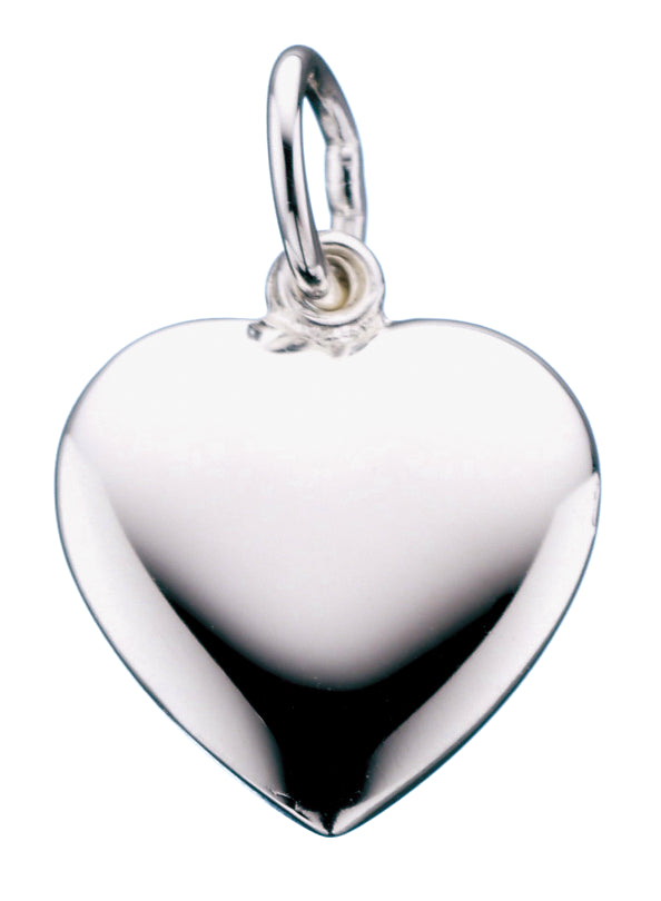 HJERTE BLANK 13 X 13 MM. SØLV