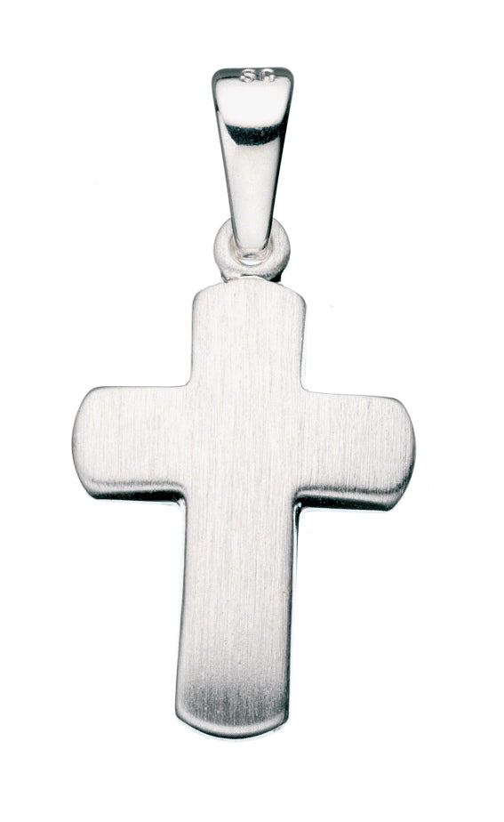 KORS MAT 16 X 12 MM. SØLV