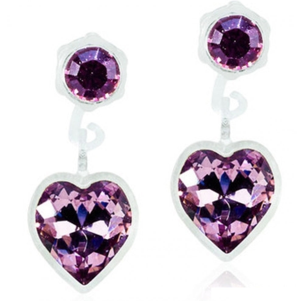 MP PENDANT HEART 4/6 MM, LIGHT AMETHYST