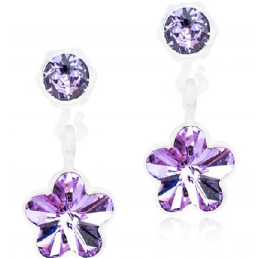 MP PENDANT FLOWER 4/6 MM, VIOLET