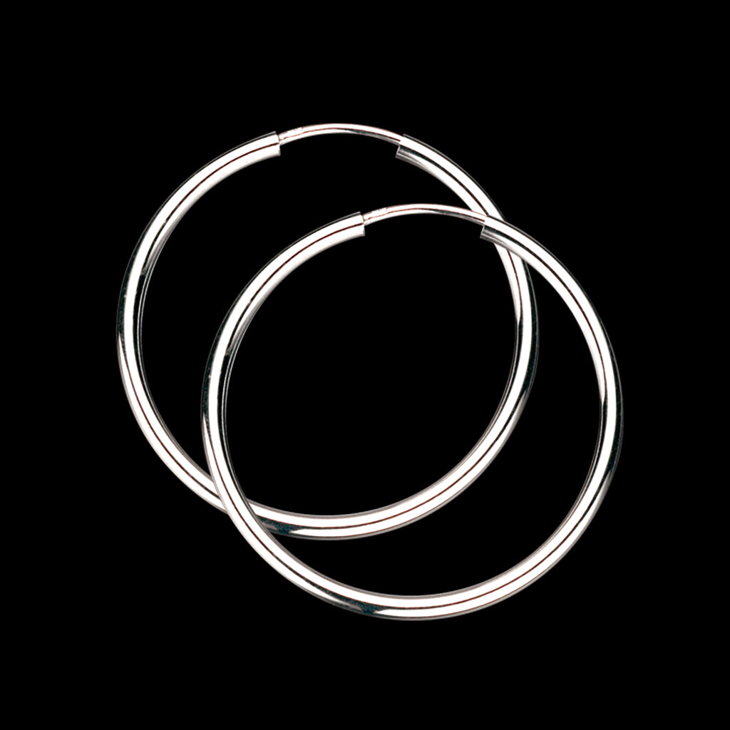 CREOLER 2 X 30 MM. SØLV