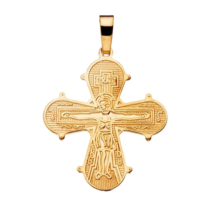 DAGMARKORS MELLEM 21 X 19 MM. 8 KT.