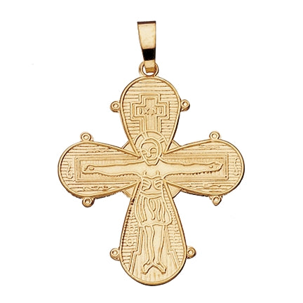 DAGMARKORS STOR 25 X 22 MM. 14 KT.