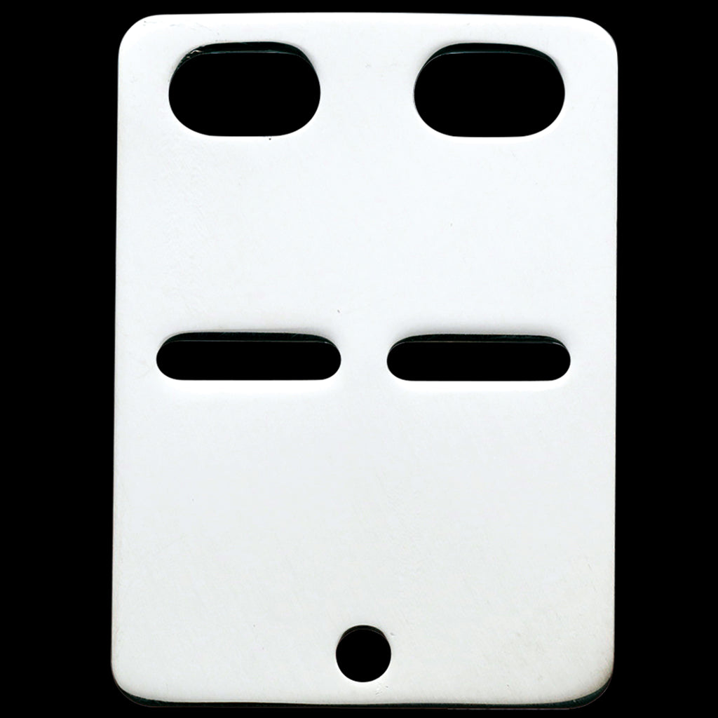 ID-MRK. 5 HUL 27 X 19 MM. SØLV