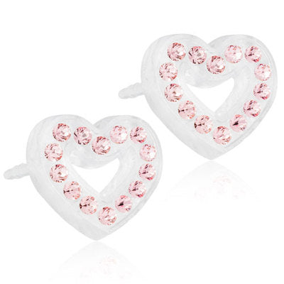 MP BRILLIANCE HEART HOLLOW  10 MM, LIGHT ROSE