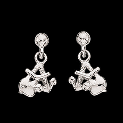 ØREHÆNGERE TRO- HÅB- KÆRLIGHED SØLV RH.