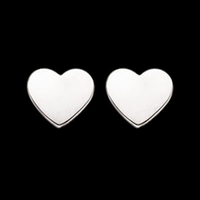 ØREPYNT HJERTE SØLV