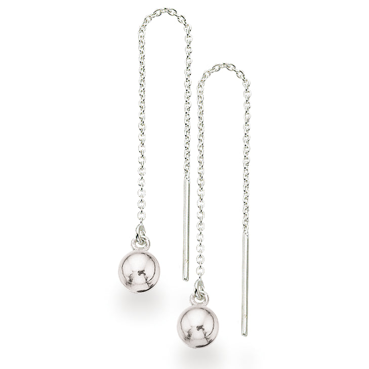 ØREKÆDER SØLV M. KUGLE