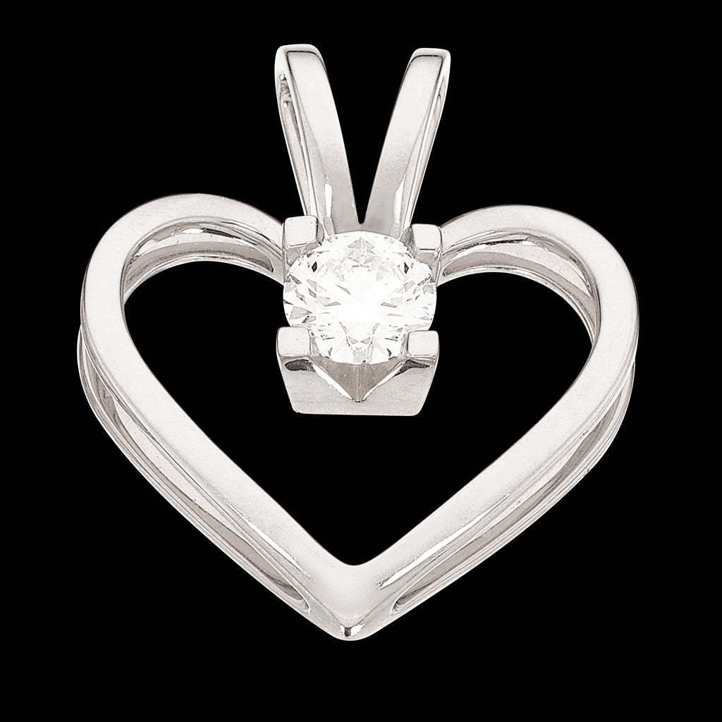 14 KT.KLEOPATRA HJERTE 0,50WSI