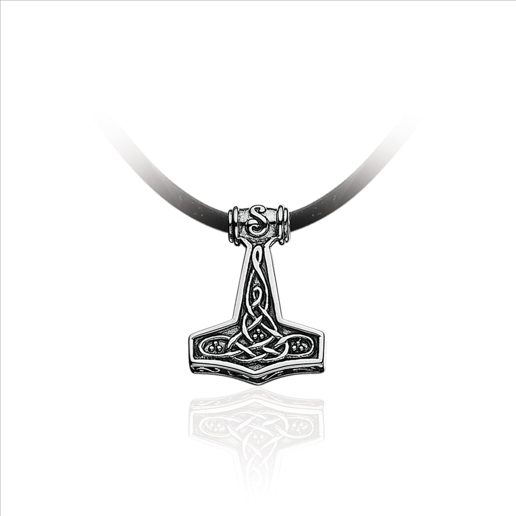 VEDHÆNG HERRE THORSHAMMER SØLV M/ KÆDE