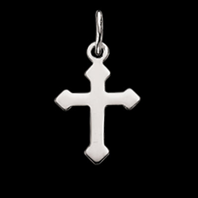 KORS 11 X 8 MM. SØLV