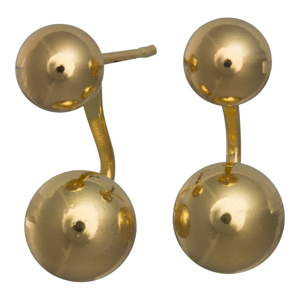 SØLV/FG ØRESTIK M.BLANK KUGLE