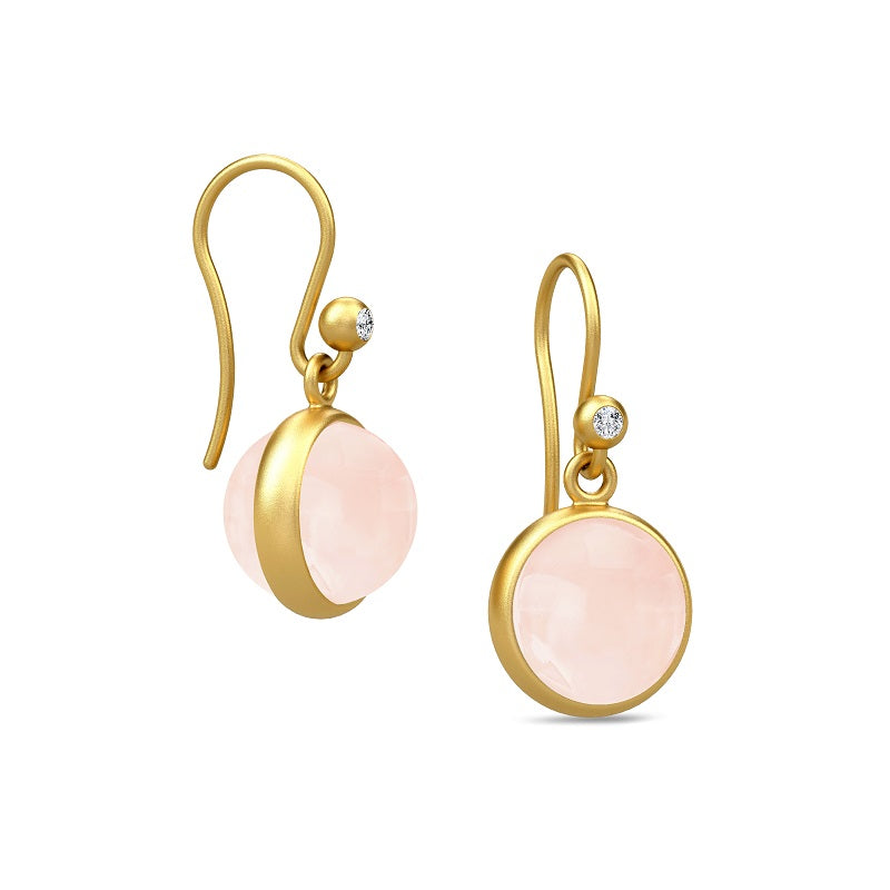 PRIME EARRINGS MILKY ROSE