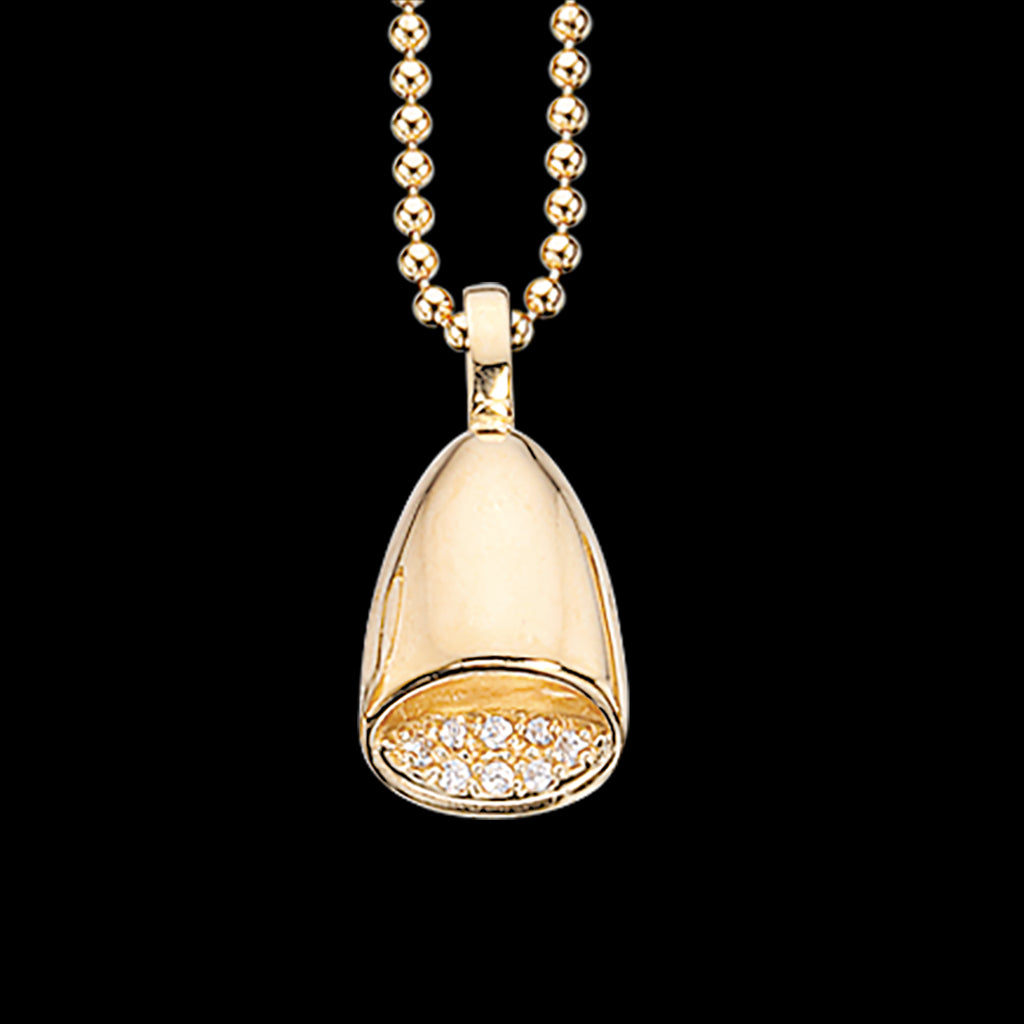 VEDHÆNG SYN.ZIR. SØLV FG. M/KÆDE