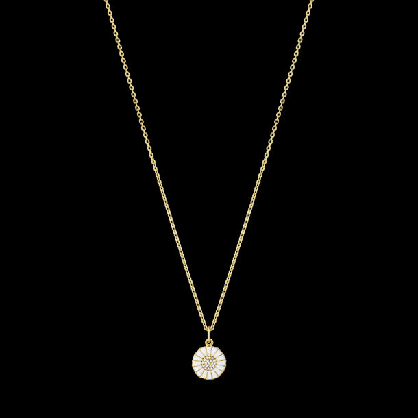 G.J.DAISY VEDHÆNG 0,05 HVID EMALJE 11MM