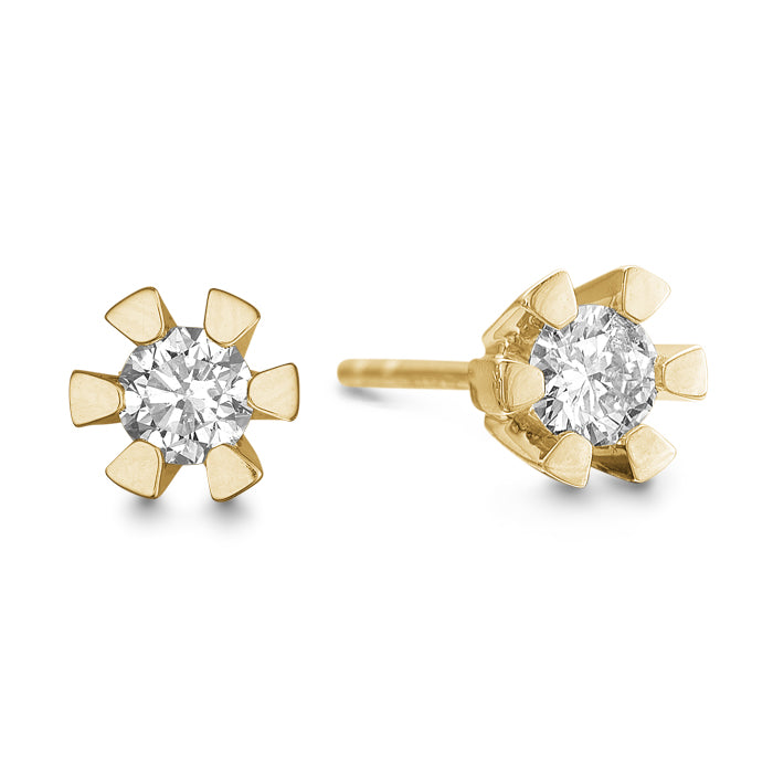 ETERNITY 14KT ØRESTIK 2X0,15CT WSI