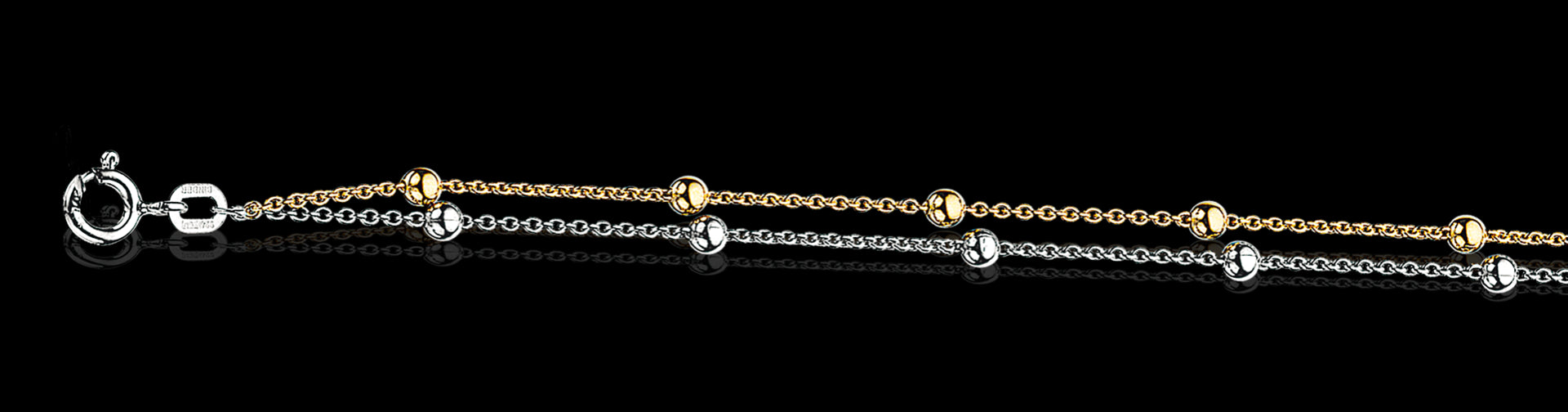 COLLIER 2X ANKER M.KUGLER SØLV