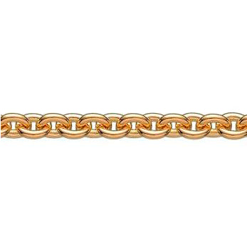 8 Karat Guld Anker Facetkæde Tråd 0,50mm BNH