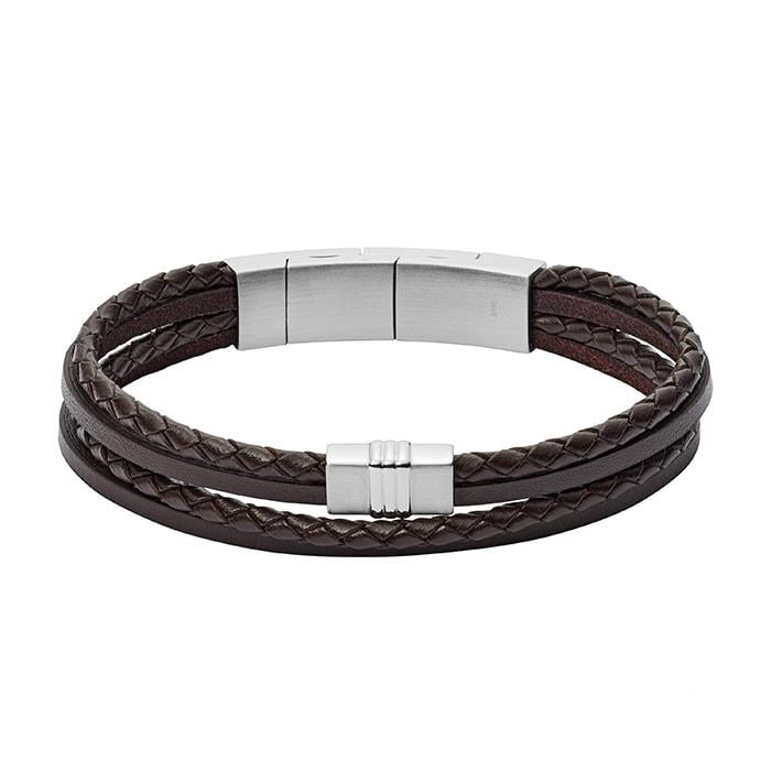 FOSSIL LÆDER ARMBÅND