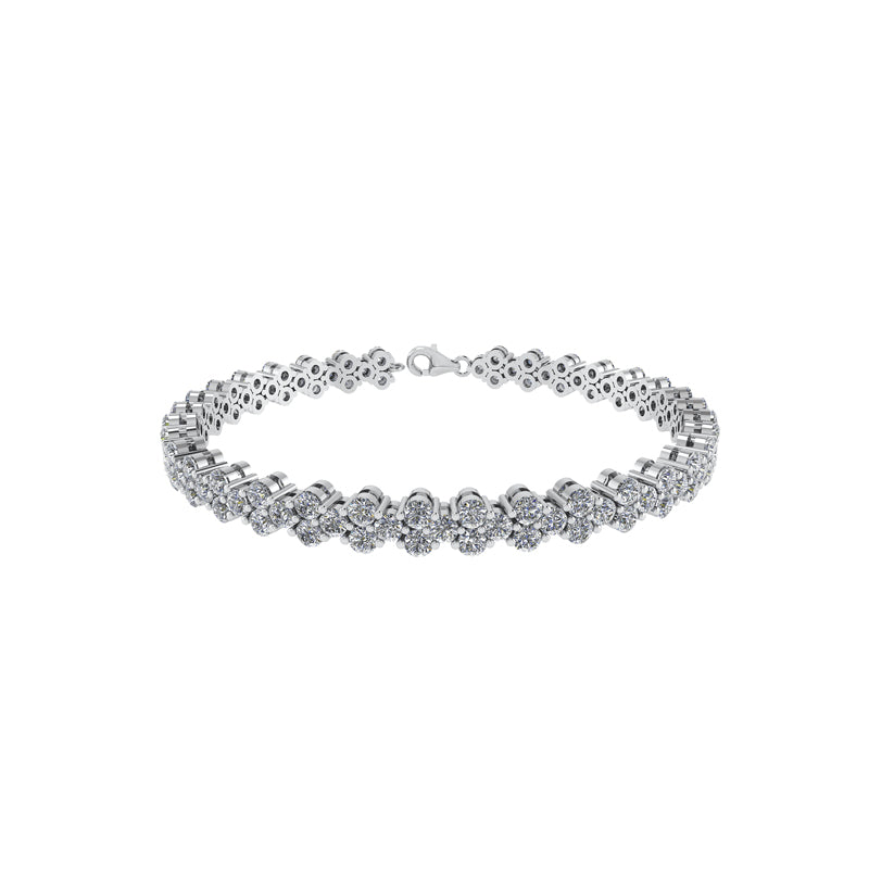 SØLV ARMBÅND M.ZIRKONIA STENE