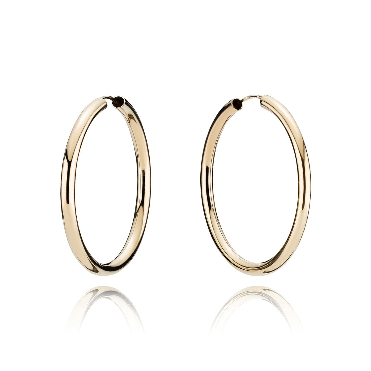 BNH Creol 2,5/20 Mm Øreringe i Forgyldt Sølv SCRF25020