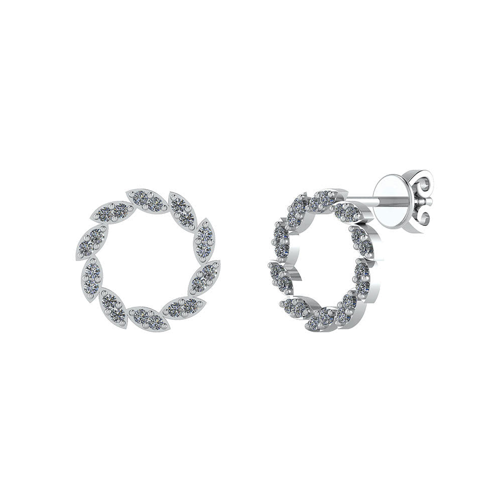 Smykkekæden Cirkel Ørestikker i Sterling Sølv ORSB010S