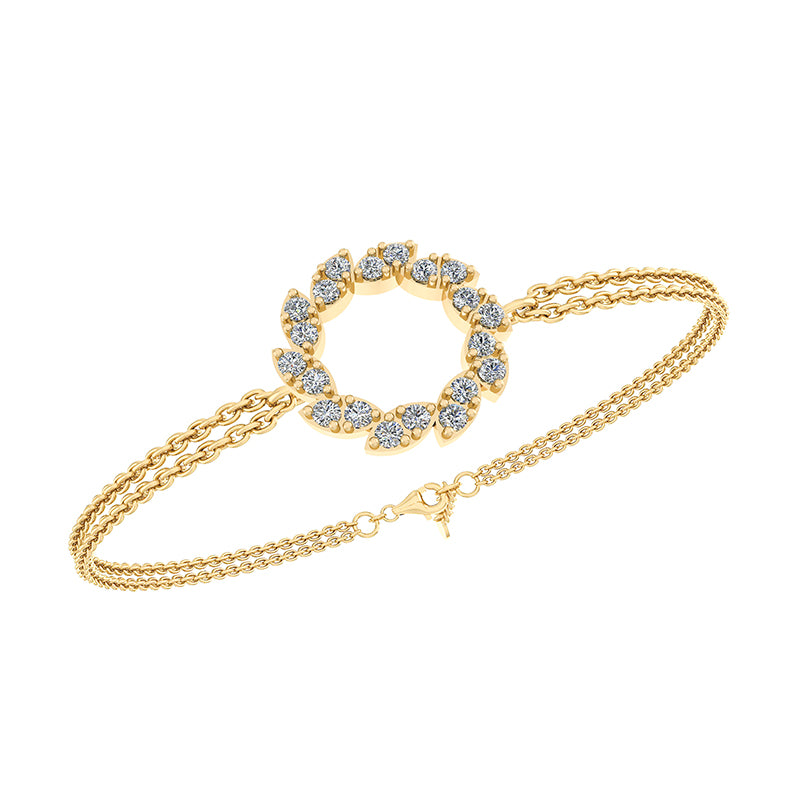 Smykkekæden Armbånd i Forgyldt Sølv ORSL006FG