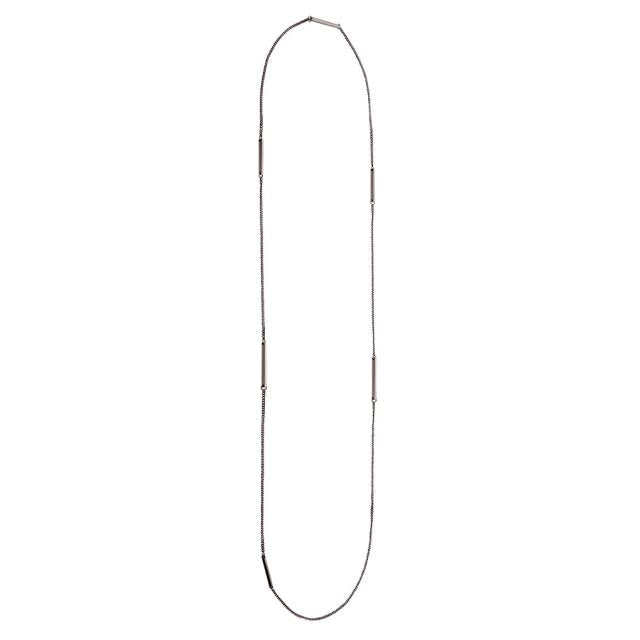 Nordahl Andersen Oxideret Sølv Halskæde 825626