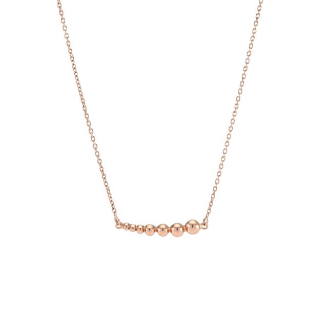 Nordahl Andersen Bead52 Halskæde i Rosaforgyldt Sølv