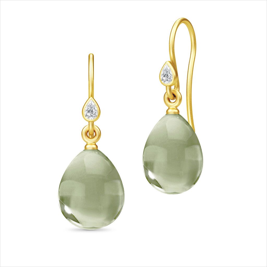 PRIMA BALLERINA EARRINGS OLIVE